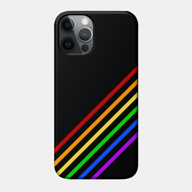 Rainbow Stripes - Rainbow - Phone Case