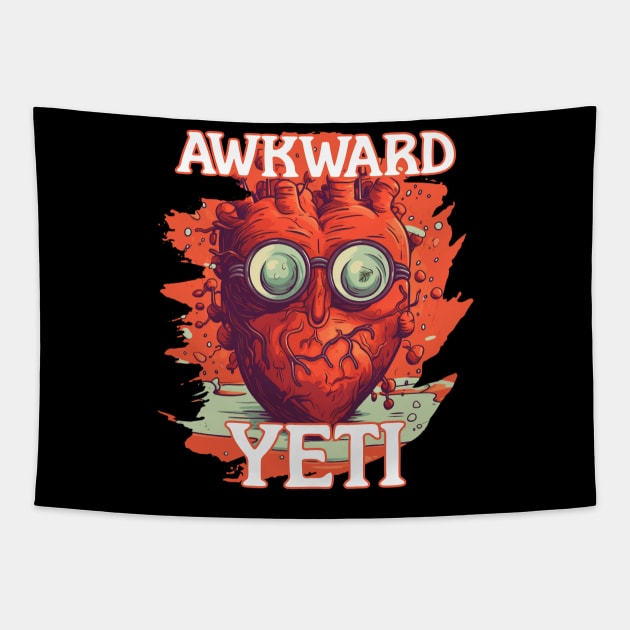 Awkward Yeti Tapestry by Pixy Official