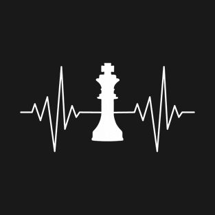 My Heart Sleeps For Chess Design T-Shirt