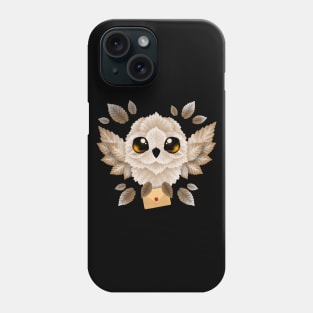 owl mail of leaves Phone Case