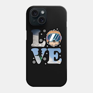 Love Sloth And Skiyng Phone Case