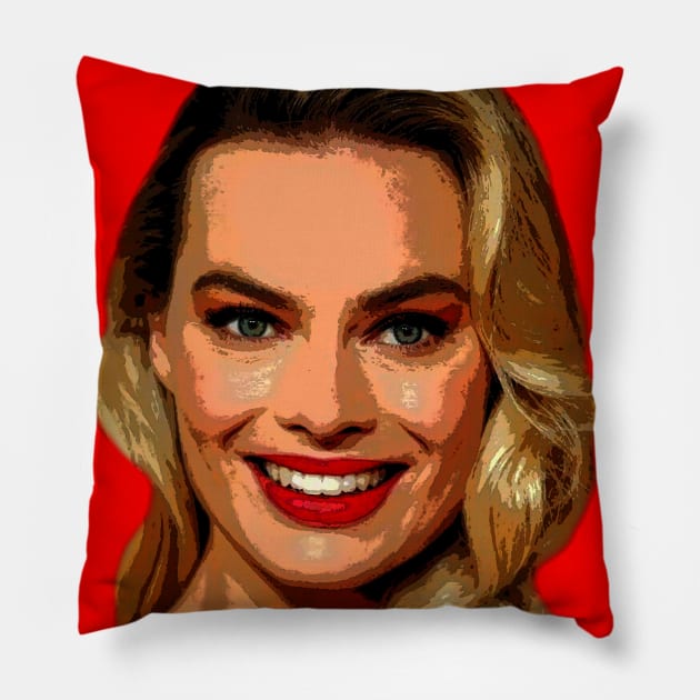 margot robbie Pillow by oryan80