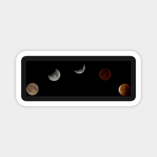 Super Blood Moon composite 2015 Magnet