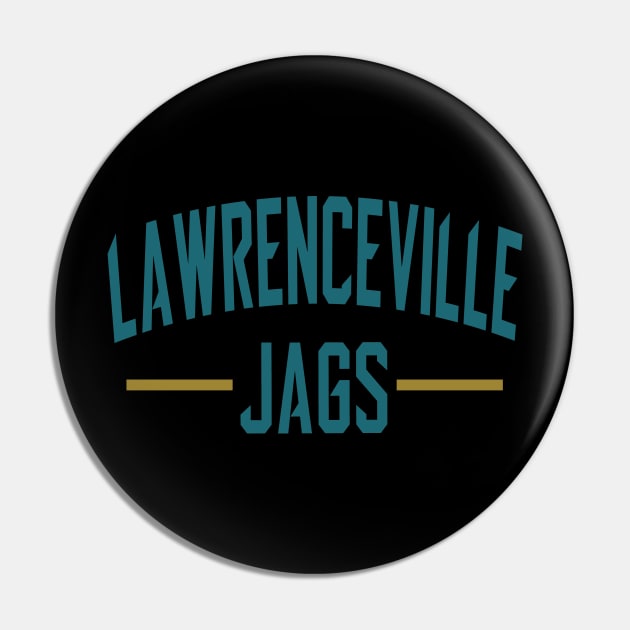 Lawrenceville Jags Football Pin by FanSwagUnltd