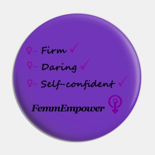 Femme Empower. Pin