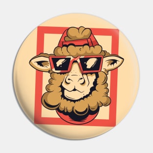 Cool Llama with Sunglasses Pin