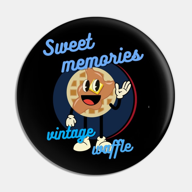 Sweet Memories: Vintage Waffle Pin by PoiesisCB