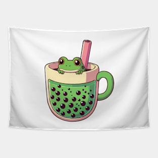 Tea Frog Tapestry