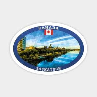 Saskatoon Canada Travel Magnet