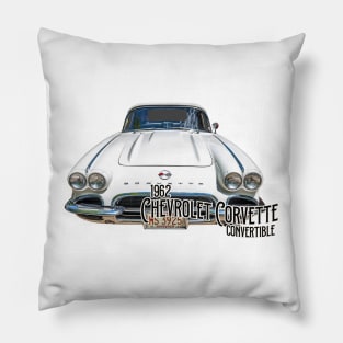 1962 Chevrolet Corvette Convertible Pillow