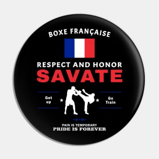 Savate Fighter Pin