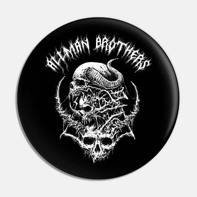 Allman brothers vintage Pin by Zby'p