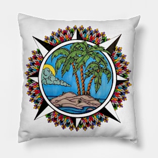 Island Mandala Pillow