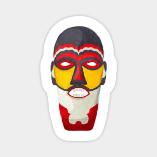 Watercolor tribal mask Magnet