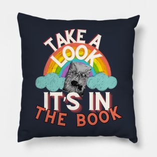 Take A Look In The Book Pillow