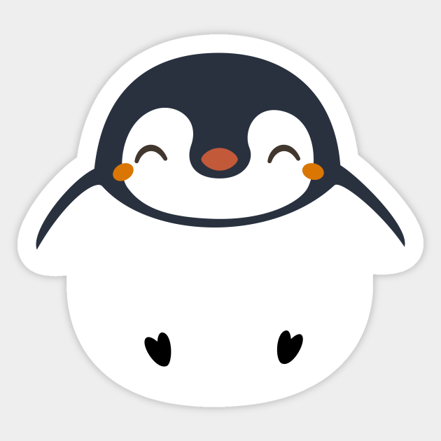 Kawaii Cute Penguin - Penguin - Sticker | TeePublic