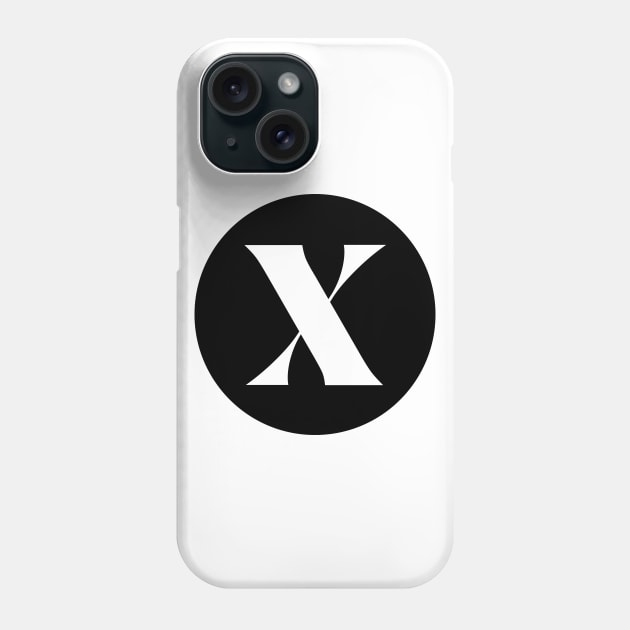 X (Letter Initial Monogram) Phone Case by n23tees