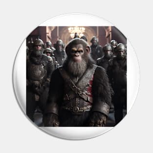 Medieval Apes 1 Pin