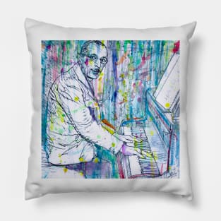 IGOR STRAVINSKY - watercolor portrait. 5 Pillow