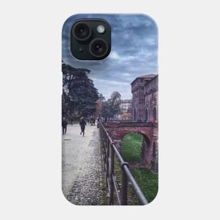 Italian Medieval Castle Park Milano Phone Case