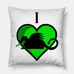 I Heart Dragons Pillow