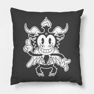 Cute kawaii Baphomet Cartoon Funny Pillow