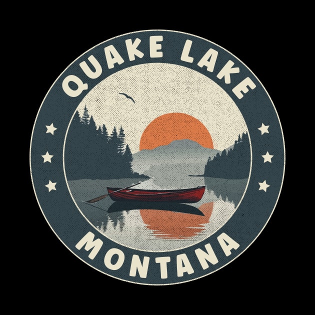 Quake Lake Montana Sunset by turtlestart