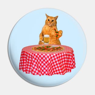 Pizza Cat Pin