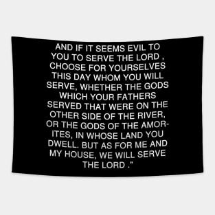 Joshua 24:15 Bible Verse Text (NKJV) Tapestry