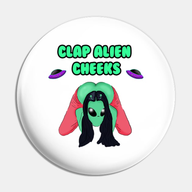 Clap Alien Cheeks - Storm Area 51 Memes - See Them Aliens Pin by Barnyardy