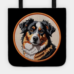 Australian Shepherd Embroidered Patch Tote