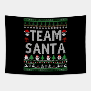 Team santa christmas Tapestry