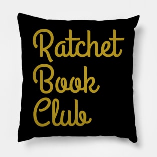 Ratchet Book Club Logo Shirt Pillow