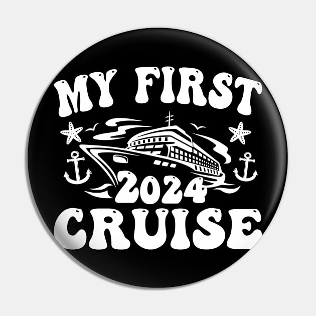 My First Cruise 2024 Vacation Matching Family Cruise Pin by Vixel Art