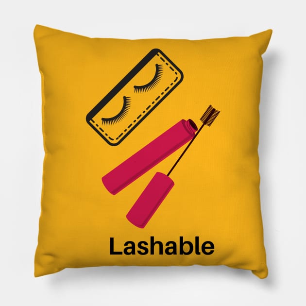 Lashable Pillow by dmangelo