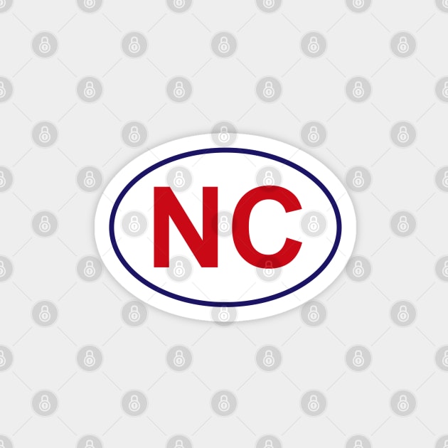 North Carolina State Sticker Magnet by AdventureFinder