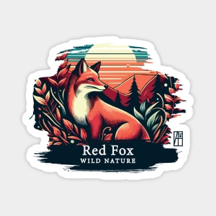 Red Fox - WILD NATURE - RED FOX -10 Magnet