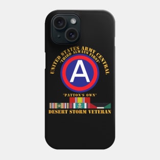 US Army Central -Third Army - Desert Storm Veteran Phone Case