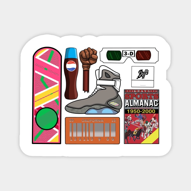 Back to the future 2 Magnet by Shirtsbyvaeda247