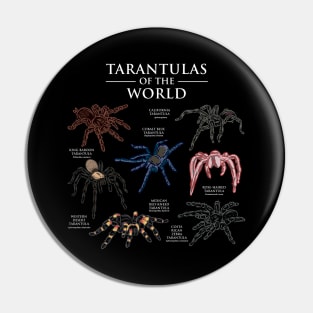 Tarantulas Of The World Pin