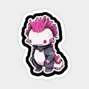 Axolotl - in Cyberpunk Costume Magnet