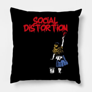 social red girl Pillow