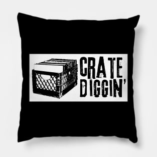 Crate Diggin' Box Pillow