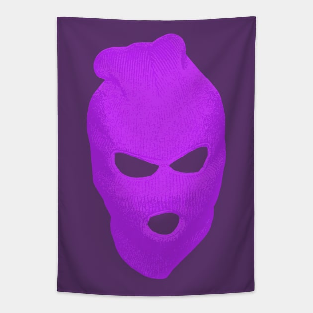 BLANK FACE VIOLET Tapestry by CharlieCreator