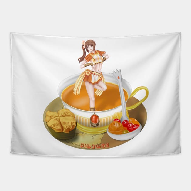 Tsuruno Yui in a Teacup Tapestry by Antonydraws