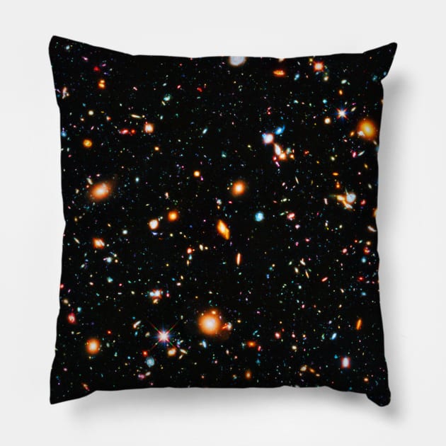 Hubble Extreme Deep Field Pillow by headrubble