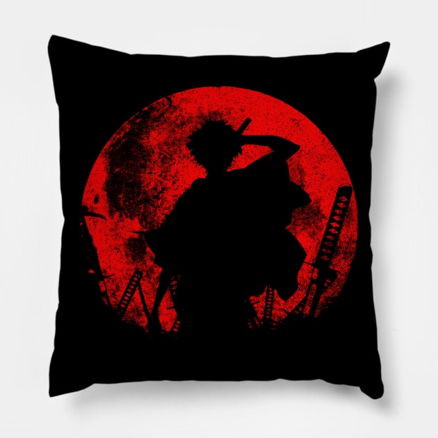 Moonlight Samurai swords Pillow by FanFreak