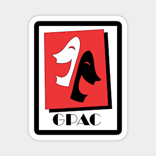 GPAC Logo Black Text Magnet