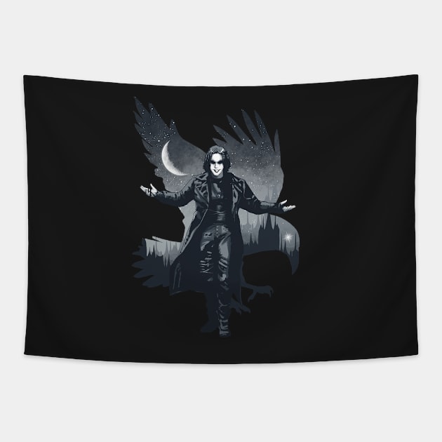 Crow City Tapestry by Andriu