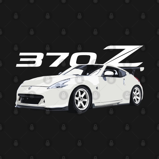 jdm white 350z 370z racing nissan by cowtown_cowboy